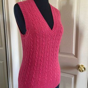 J.Crew Cable knit sweater vest
